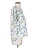 Prabal Gurung Collective 100% Polyester Floral White Short Sleeve Blouse Size 4 - photo 4
