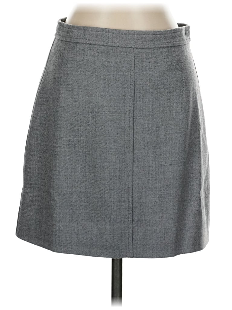 Jcrew Wool Skirt In Gray