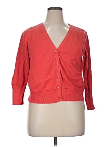 Fashion Bug 3/4 Sleeve Button-Down Shirt (view 1)