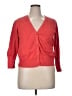 Fashion Bug 100% Cotton Red 3/4 Sleeve Button-Down Shirt Size XL - photo 1