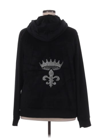 White Mark Zip Up Hoodie (view 2)