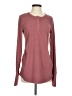 Unbranded Burgundy Long Sleeve Henley Size S - photo 1