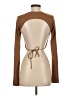 BEIGE BOTANY Brown Long Sleeve Top Size S - photo 2