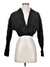 A.L.C. 100% Cotton Black Long Sleeve Blouse Size 4 - photo 1