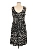 Ann Taylor LOFT Animal Print Black Casual Dress Size M - photo 2