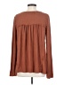 Time After Time Brown Long Sleeve Blouse Size S - photo 2