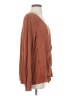 Time After Time Brown Long Sleeve Blouse Size S - photo 4