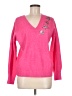 Ann Taylor LOFT Stars Pink Pullover Sweater Size M - photo 1