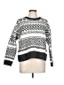 Lucky Brand Chevron-herringbone Gray Pullover Sweater Size L - photo 1