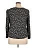 Laura Scott Black Long Sleeve Blouse Size XL - photo 2