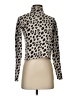 Industry Animal Print Ivory Long Sleeve Turtleneck Size S - photo 1