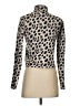 Industry Animal Print Ivory Long Sleeve Turtleneck Size S - photo 2