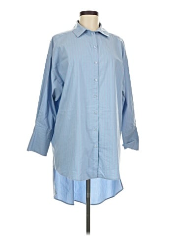 Topshop 3/4 Sleeve Button-Down Shirt (view 1)