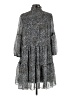 Taylor 100% Polyester Animal Print Gray Casual Dress Size M - photo 2
