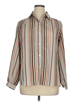 Evan Picone Long Sleeve Blouse