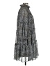 Taylor 100% Polyester Animal Print Gray Casual Dress Size M - photo 4