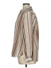 Evan Picone 100% Polyester Stripes Brown Long Sleeve Blouse Size XL (estimated) - photo 5