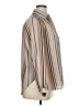 Evan Picone 100% Polyester Stripes Brown Long Sleeve Blouse Size XL (estimated) - photo 4