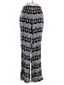 Solitaire 100% Rayon Print Blue Casual Pants Size XXS (estimated) - photo 1