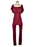 Unbranded Solid Burgundy Jumpsuit Size S - photo 1