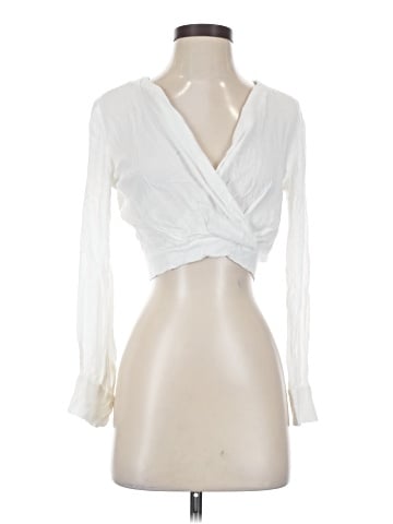 Silence and Noise Long Sleeve Blouse (view 1)
