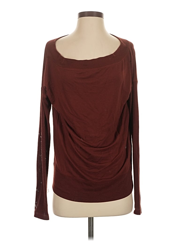Pre-owned Athleta Cardigan Sweater In Tan