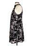Audrey 3+1 100% Polyester Print Black Casual Dress Size S - photo 5