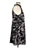 Audrey 3+1 100% Polyester Print Black Casual Dress Size S - photo 4