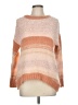 Forever 21 Stripes Orange Pullover Sweater Size M - photo 1