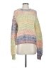 Mi ami Color Block White Pullover Sweater Size S - photo 1