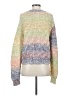 Mi ami Color Block White Pullover Sweater Size S - photo 2