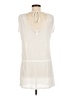 Cover Me 100% Polyester Ivory Sleeveless T-Shirt Size M - photo 2