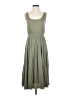 Vince. Solid Green Casual Dress Size S - photo 1