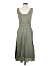 Vince. Solid Green Casual Dress Size S - photo 2