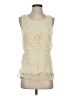 Forgotten Grace Ivory Sleeveless Blouse Size S - photo 1