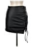 Shein Solid Black Faux Leather Skirt Size 6 - photo 1