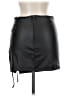 Shein Solid Black Faux Leather Skirt Size 6 - photo 2