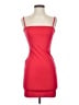 PrettyLittleThing Solid Red Cocktail Dress Size 4 - photo 1