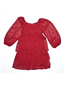strapless open back dress Mina red victorian dress main image 1