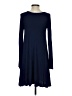 Old Navy Solid Blue Casual Dress Size XS - photo 2
