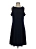 Nine West Solid Blue Casual Dress Size 4 - photo 1