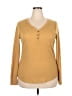 Time and Tru Gold Long Sleeve Henley Size 3X - photo 1