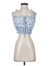 Princess Polly 100% Polyester Blue Sleeveless Blouse Size 4 - photo 1