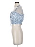 Princess Polly 100% Polyester Blue Sleeveless Blouse Size 4 - photo 5