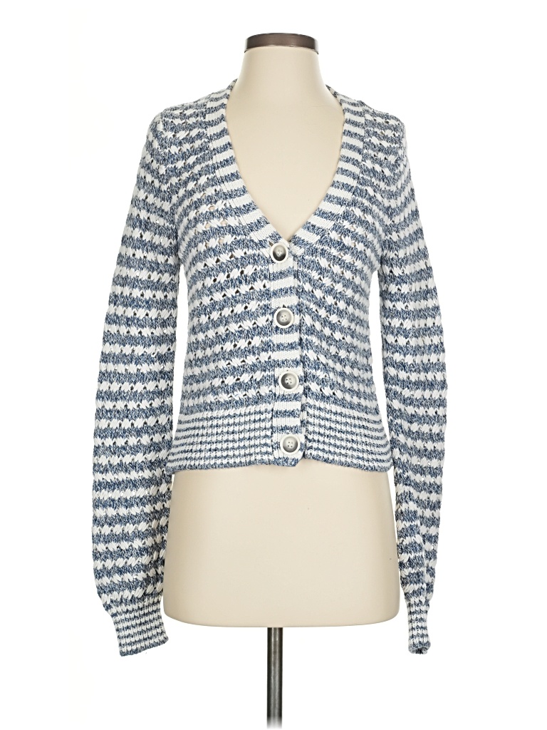 Pre-owned Veronica Beard Cardigan Sweater In Blue