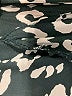 Three Eighty Two Animal Print Black Brown Long Sleeve Blouse Size L - photo 8