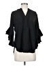 Vince Camuto 100% Polyester Black 3/4 Sleeve Blouse Size S - photo 1