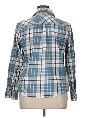 J.Crew Factory Store Long Sleeve Button-Down Shirt (view 2)
