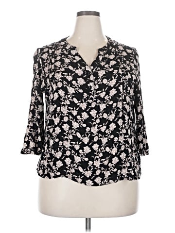Honolua Wahine 3/4 Sleeve Blouse (view 1)