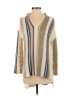 Ellison Stripes Tan Pullover Sweater Size S - photo 1